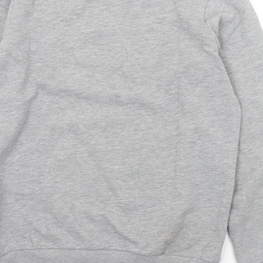Supremebeing Mens Grey  Cotton Pullover Sweatshirt Size S   - Logo