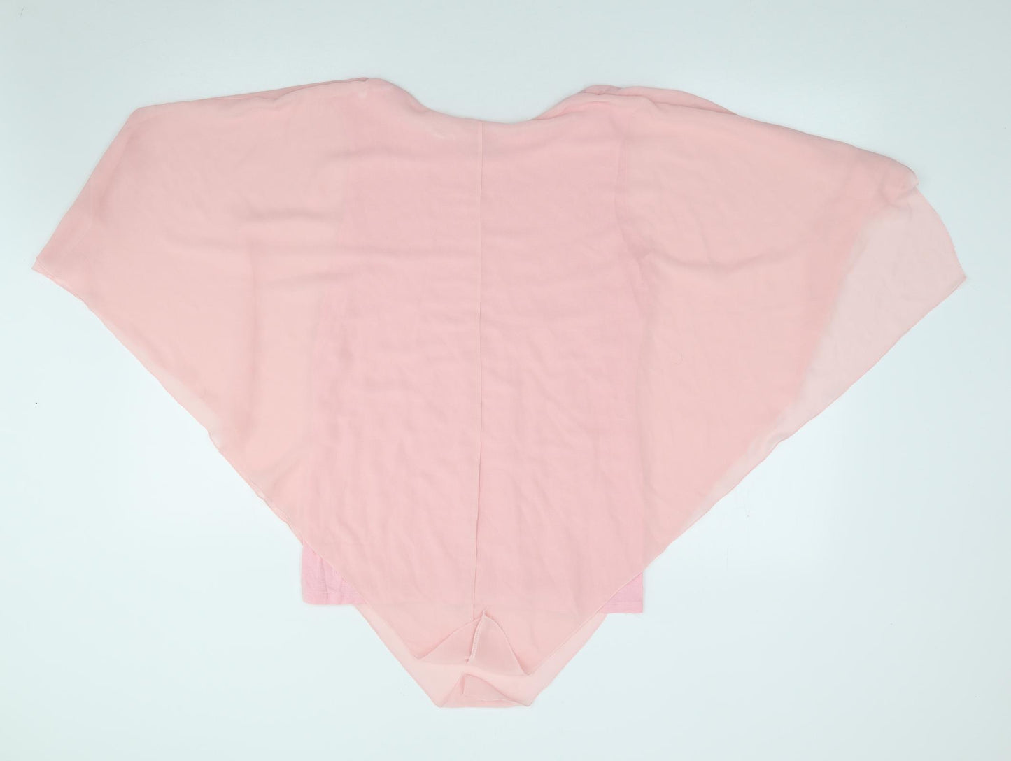 Decollage Womens Pink  Polyester Jersey Blouse Size 10 Round Neck