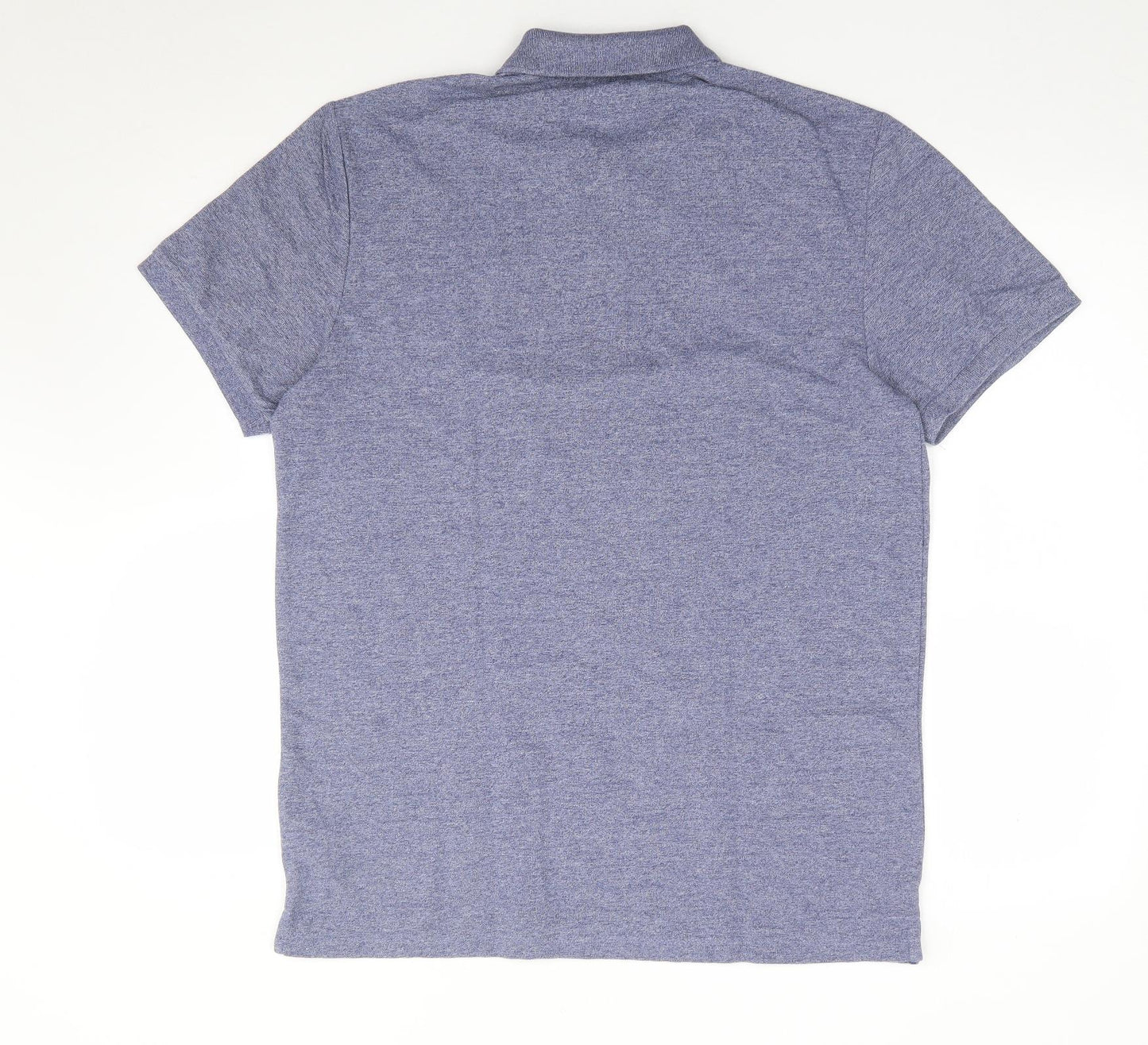 Next  Mens Blue  Polyester  Polo Size M Collared Pullover