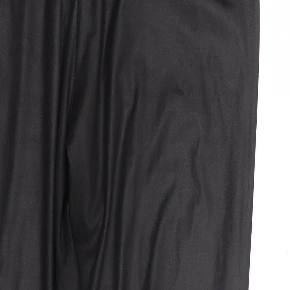 Boohoo Womens Black  Polyester Harem Leggings Size 12 L27 in