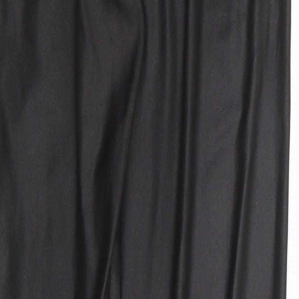 Boohoo Womens Black  Polyester Harem Leggings Size 12 L27 in