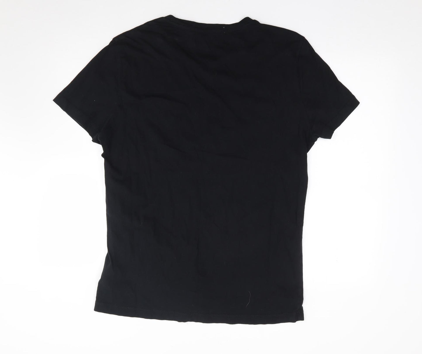 Calvin Klein Jeans  Mens Black  Cotton  T-Shirt Size XL Crew Neck