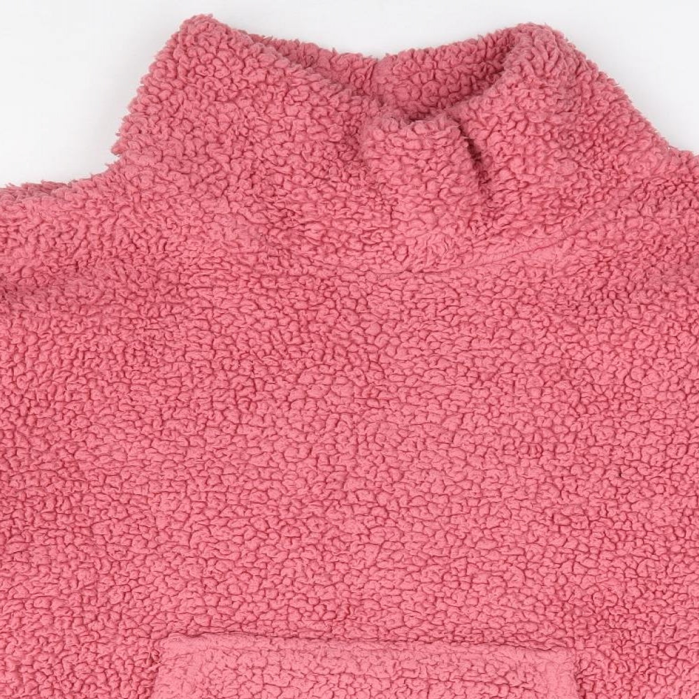 Marks and Spencer Womens Pink Solid Polyester Top Pyjama Top Size 18