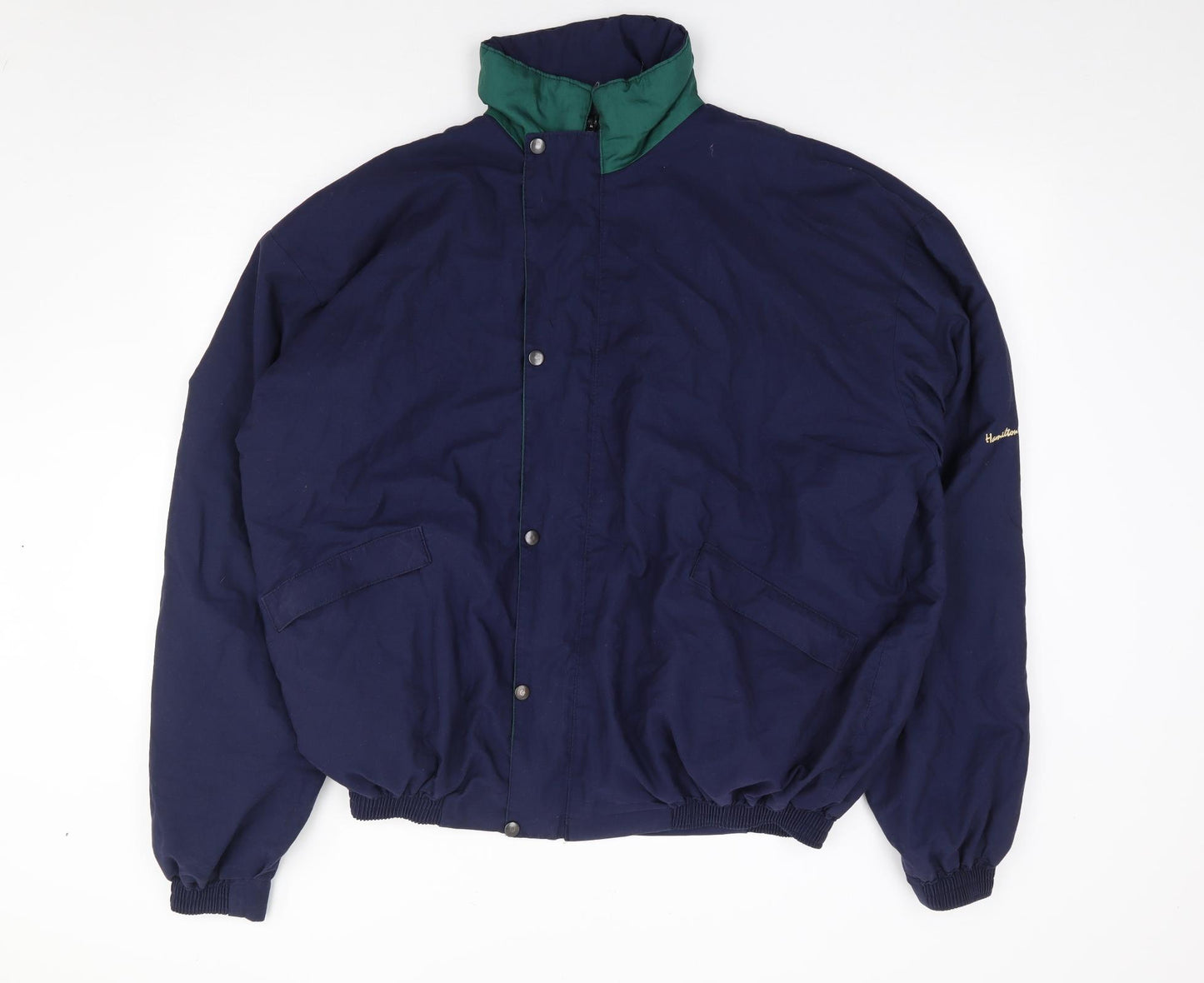 Hamilton Ross Mens Blue   Windbreaker Jacket Size XL  Zip
