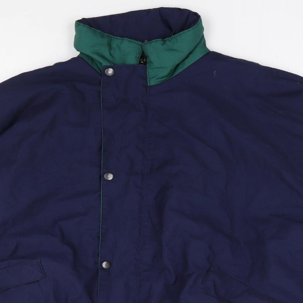 Hamilton Ross Mens Blue   Windbreaker Jacket Size XL  Zip