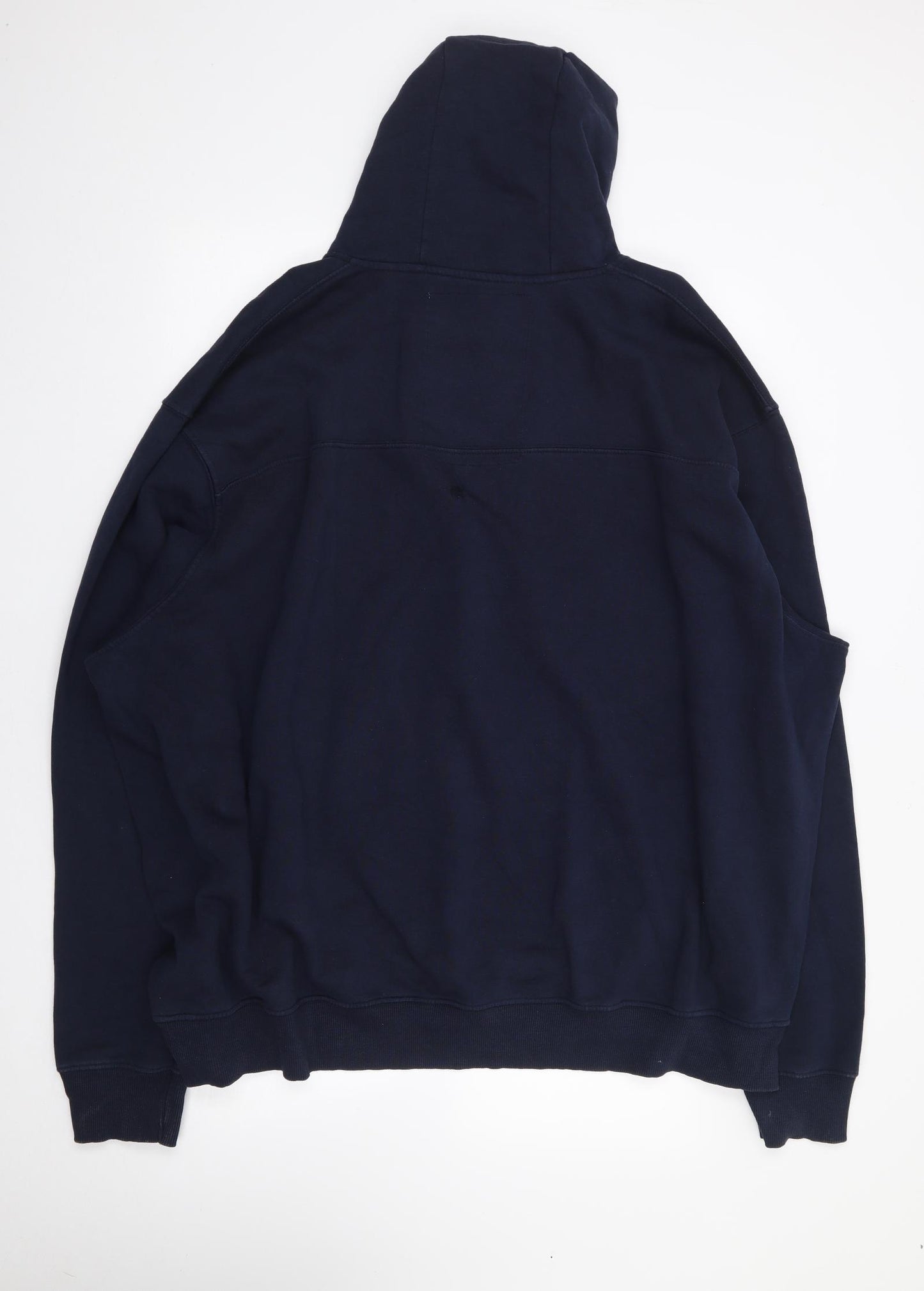 Crosshatch Mens Blue  Cotton Pullover Hoodie Size 4XL
