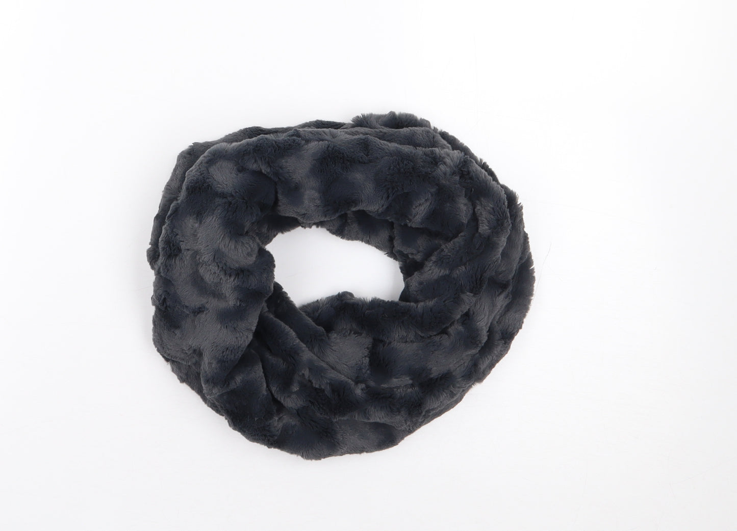 Preworn Womens Grey  Polyester  Scarf    - Snood, Fur