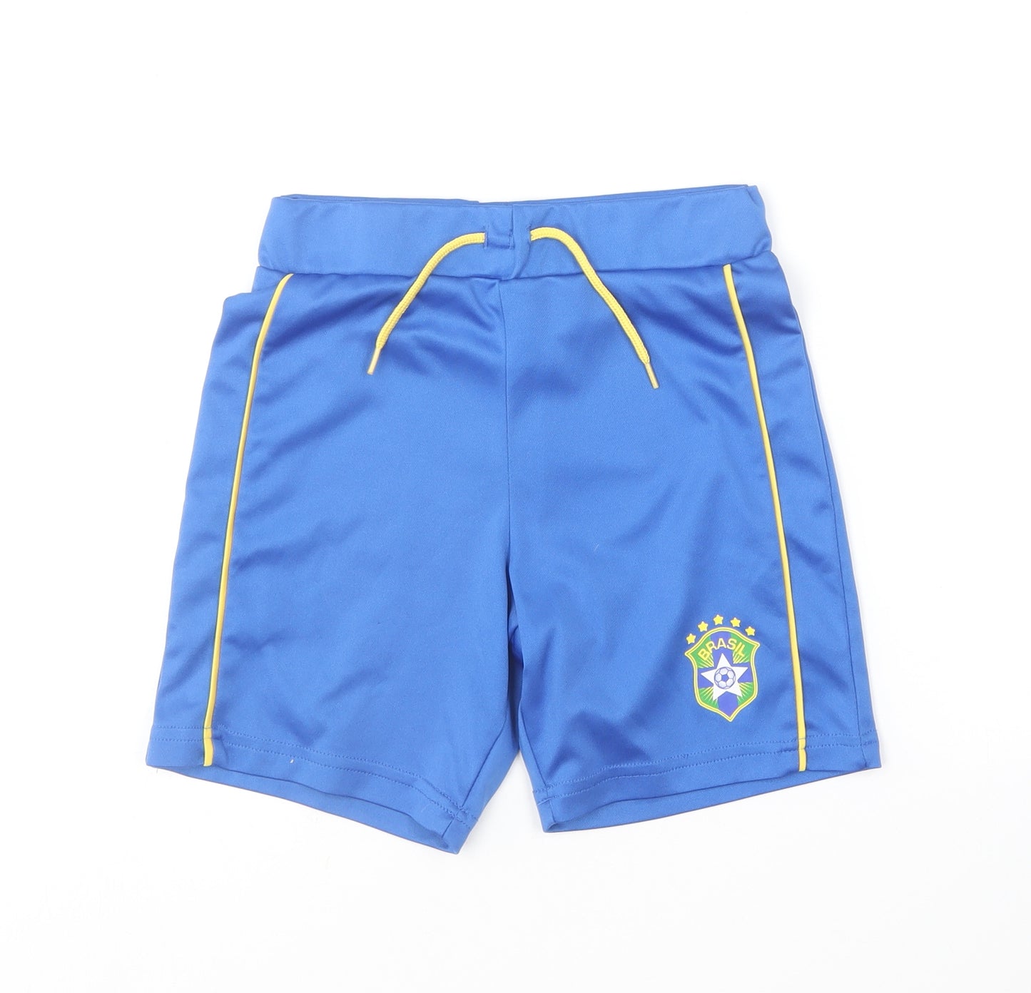 Dunnes Stores Boys Blue  Polyester Sweat Shorts Size 8-9 Years  Regular  - Brazil