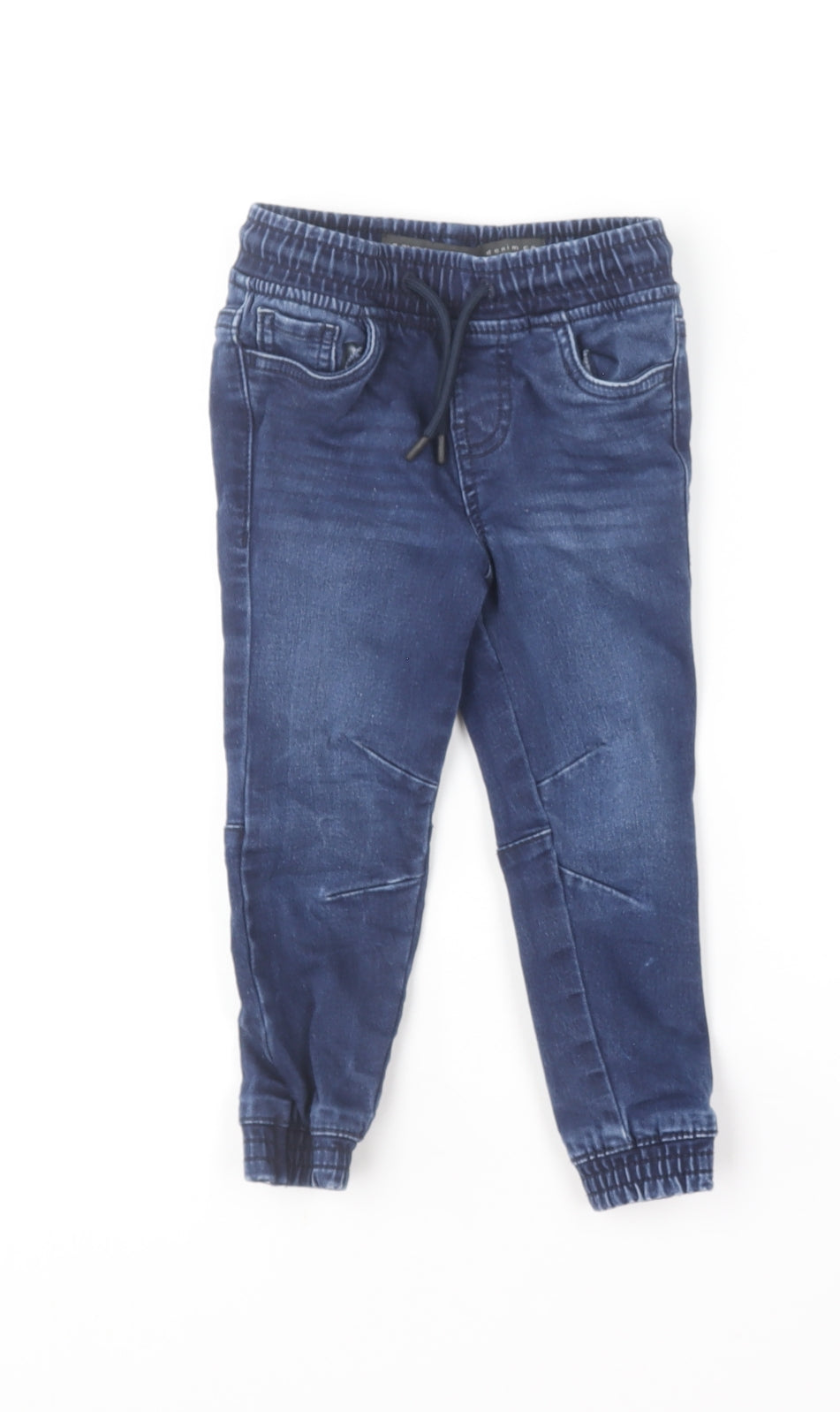 Denim & Co. Boys Blue  Cotton Boyfriend Jeans Size 2-3 Years  Regular
