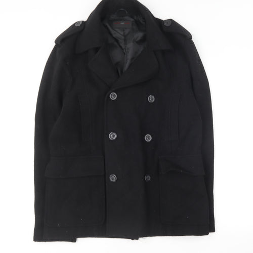 Butler & Webb  Womens Black   Overcoat Coat Size S
