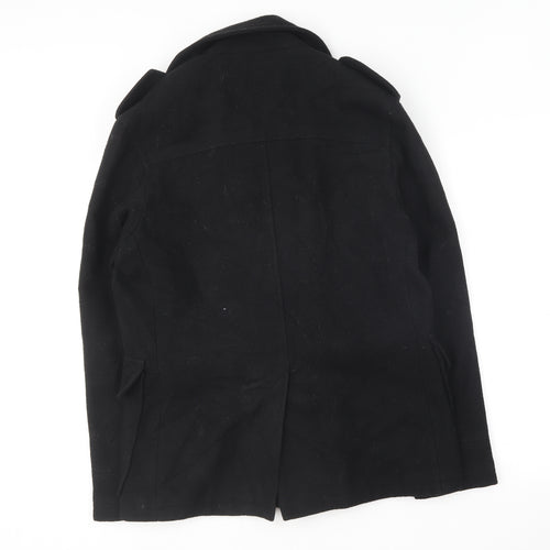 Butler & Webb  Womens Black   Overcoat Coat Size S