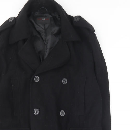 Butler & Webb  Womens Black   Overcoat Coat Size S