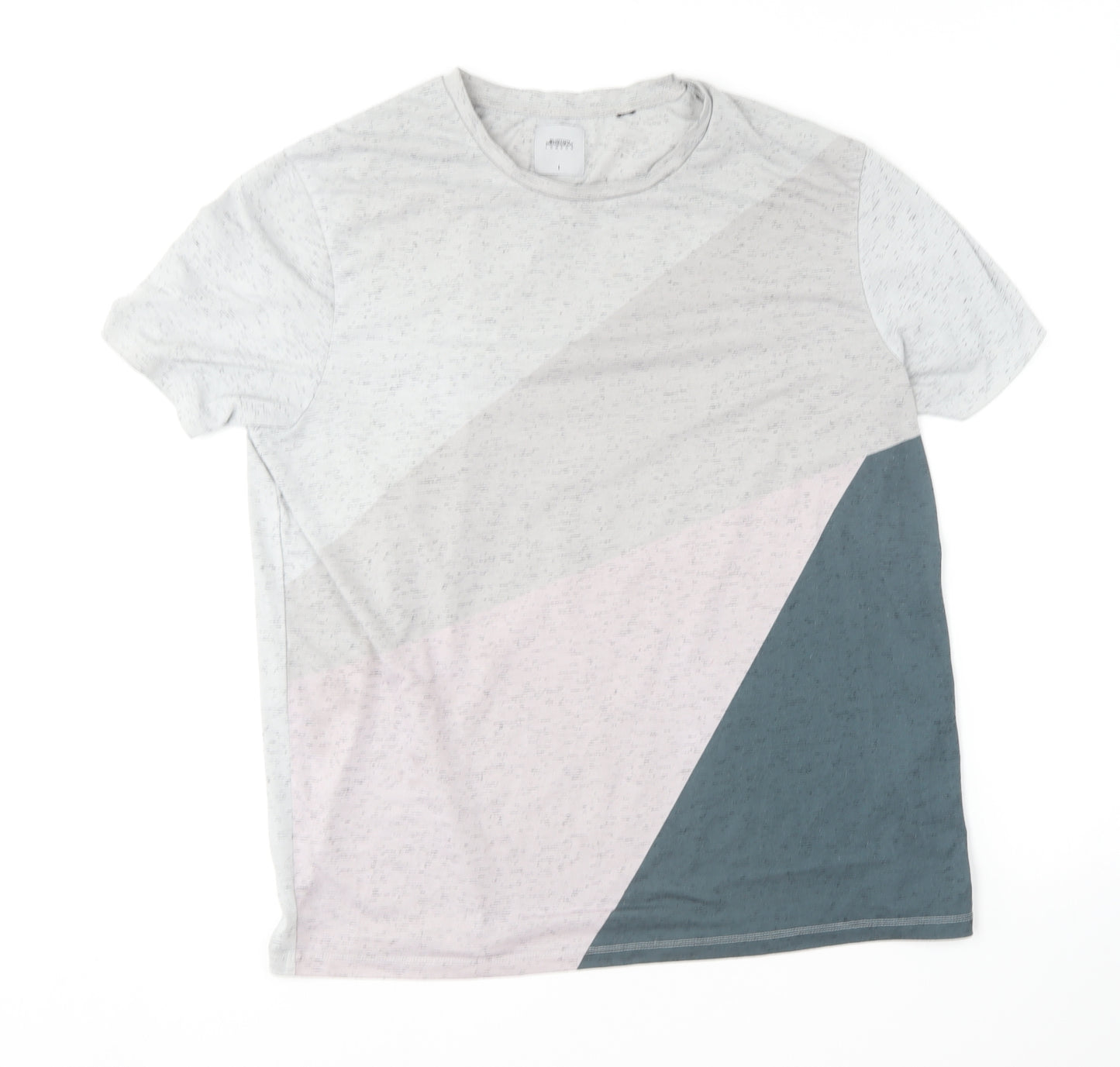 Burton Mens Multicoloured  Polyester  T-Shirt Size L Round Neck