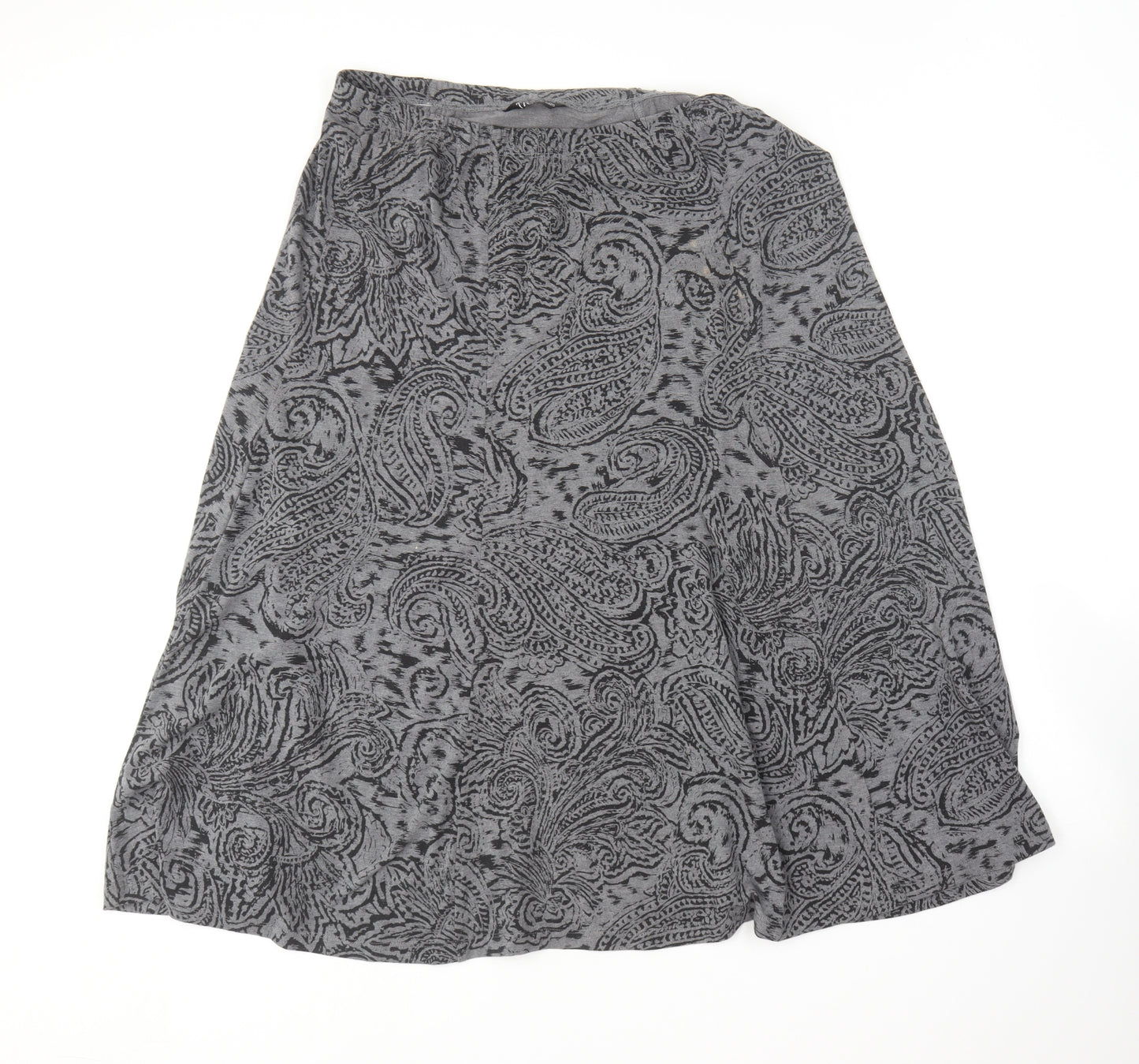 Tigi  Womens Black  Cotton A-Line Skirt Size 18