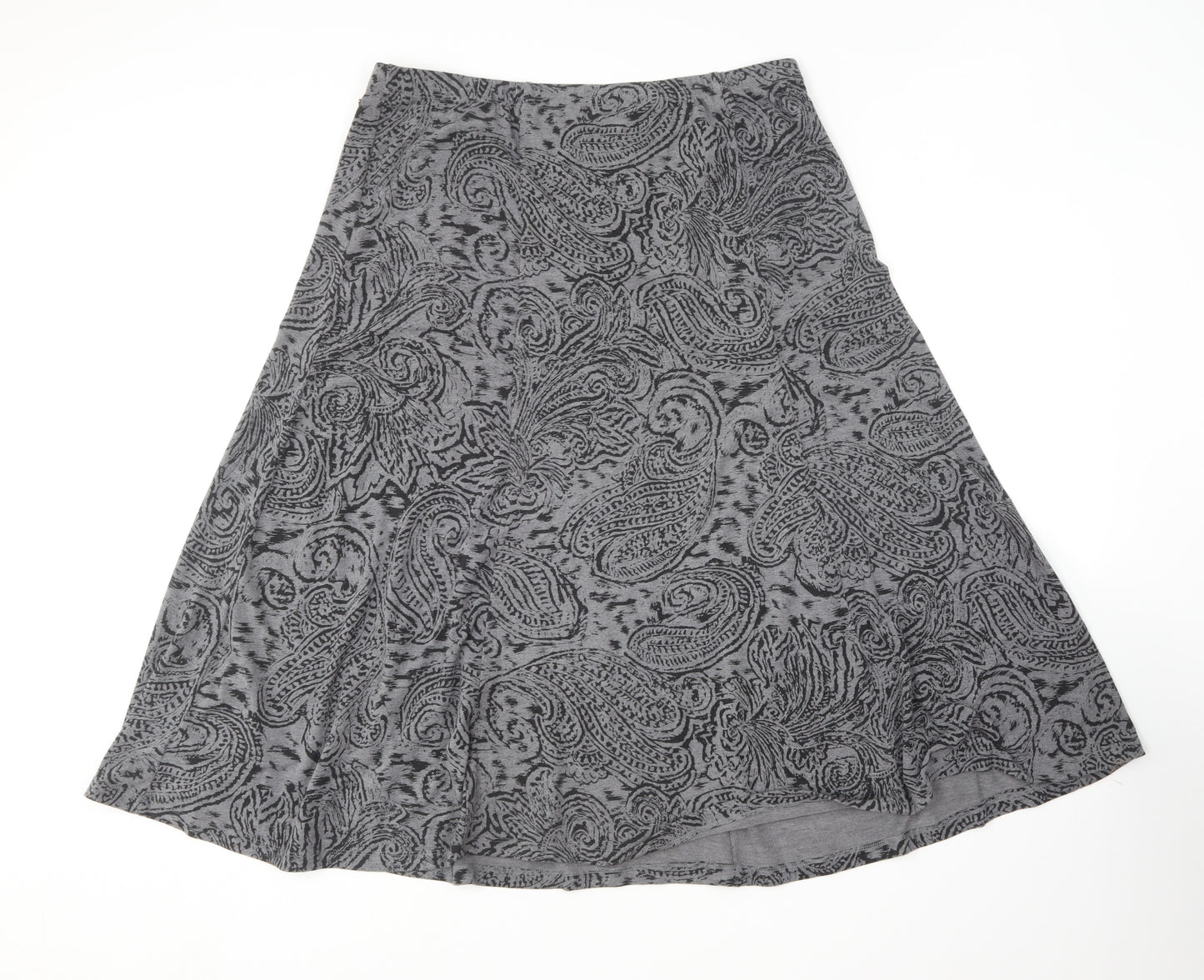 Tigi  Womens Black  Cotton A-Line Skirt Size 18