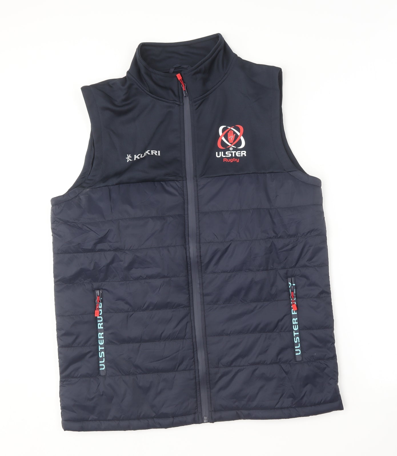 Kukri Mens Blue   Gilet Coat Size M   - Ulster Rugby