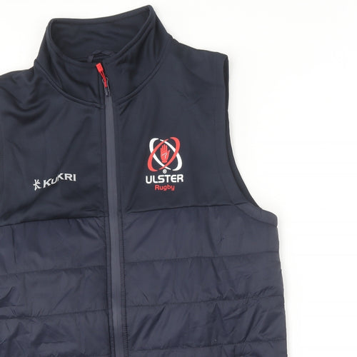 Kukri Mens Blue   Gilet Coat Size M   - Ulster Rugby