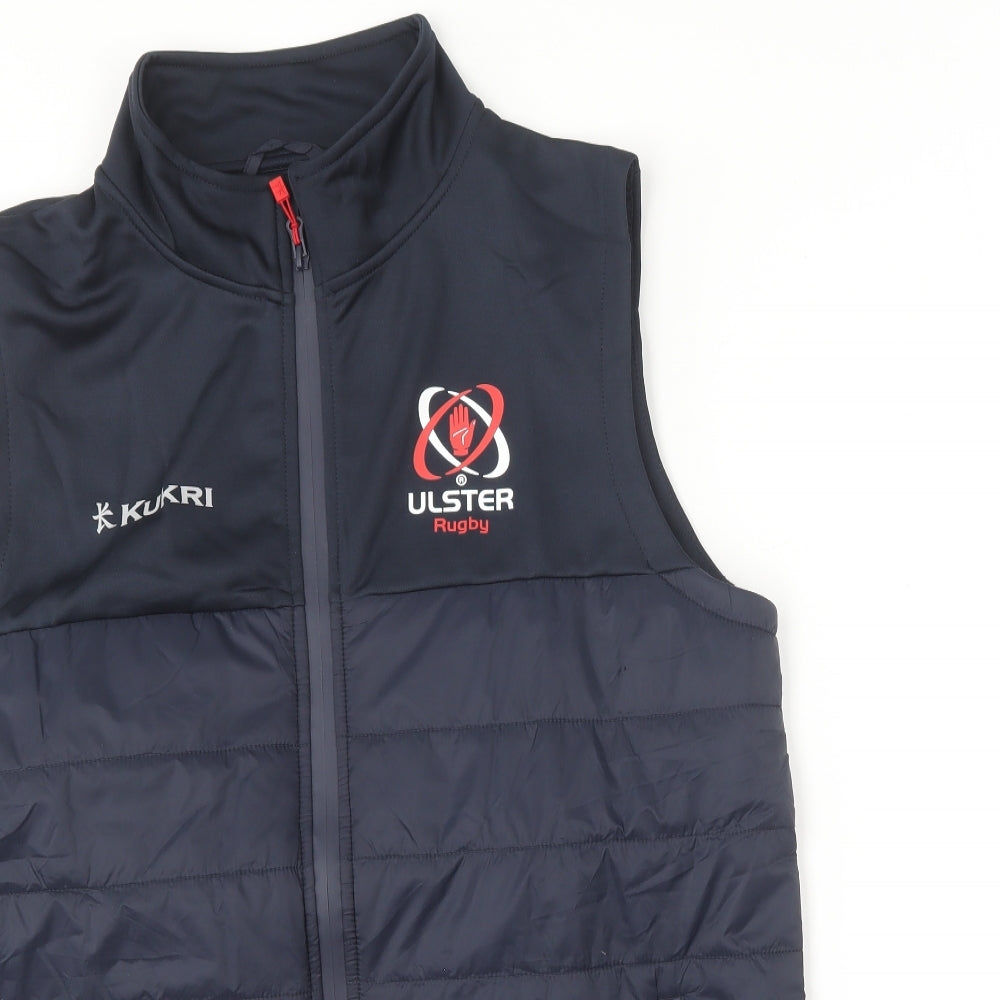 Kukri Mens Blue   Gilet Coat Size M   - Ulster Rugby