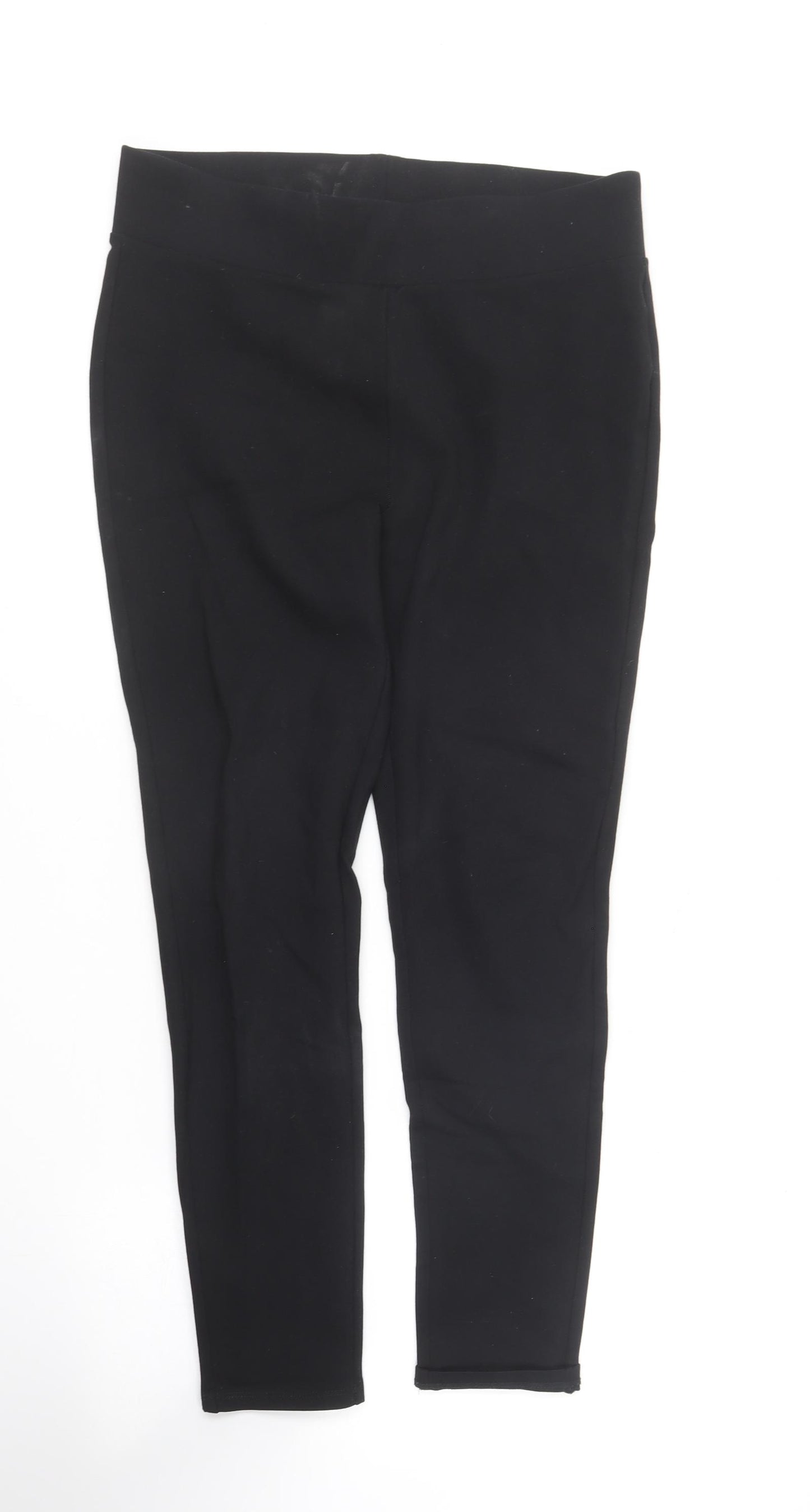 George Womens Black  Viscose Jogger Leggings Size 14 L26 in