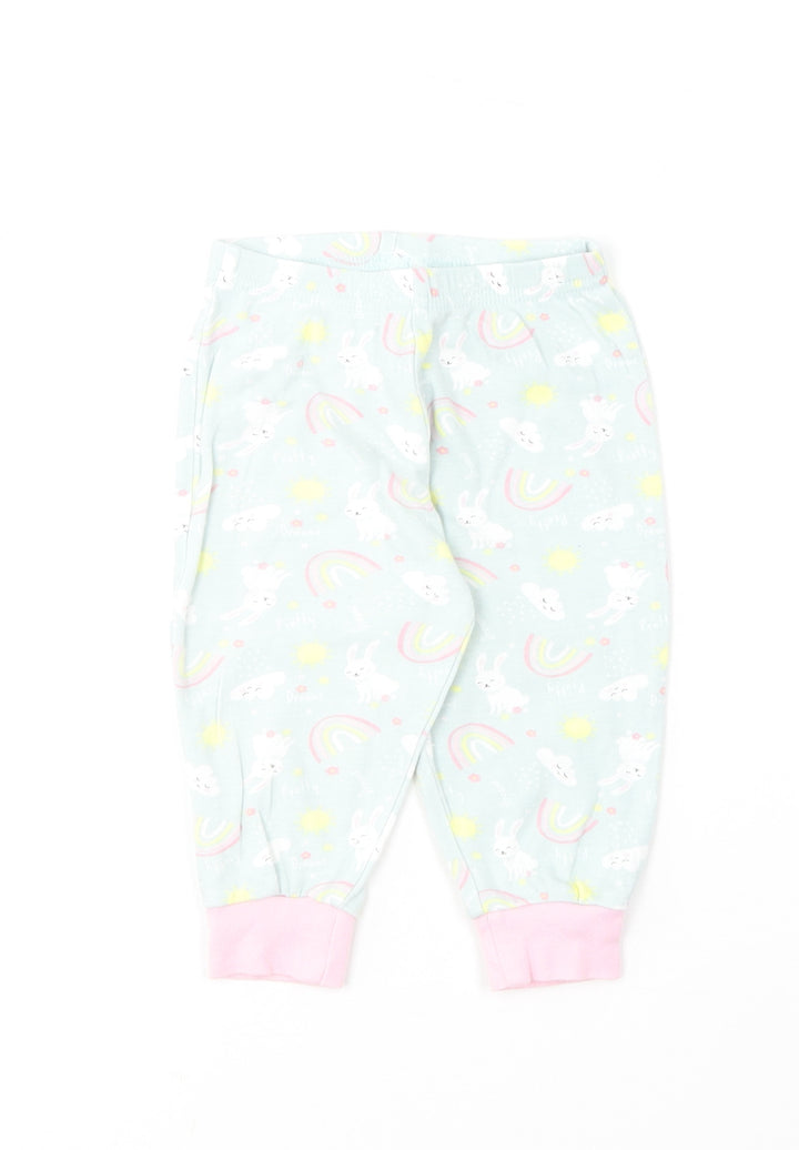 Pure Baby Baby Multicoloured  Cotton Jogger Leggings Size 6-9 Months