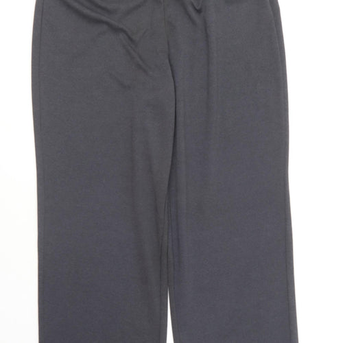 George Simonton Mens Grey  Polyester Jogger Trousers Size M L23 in Regular