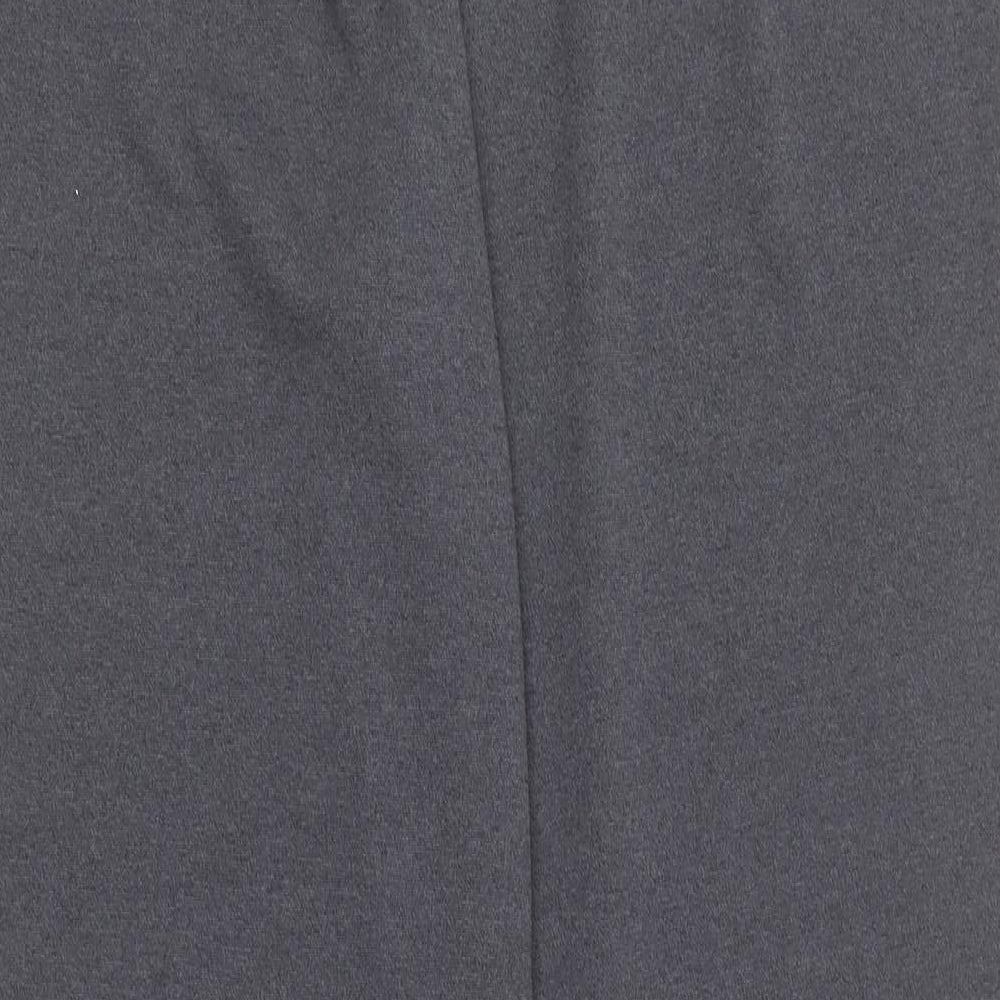 George Simonton Mens Grey  Polyester Jogger Trousers Size M L23 in Regular