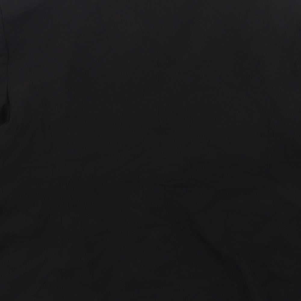 Dorothy Perkins Womens Black  Polyester Jacket Suit Jacket Size 18