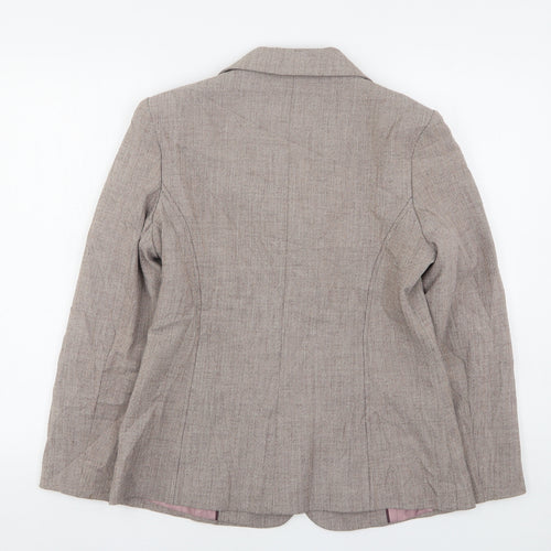 Berkertex Womens Pink  Polyester Jacket Suit Jacket Size 12