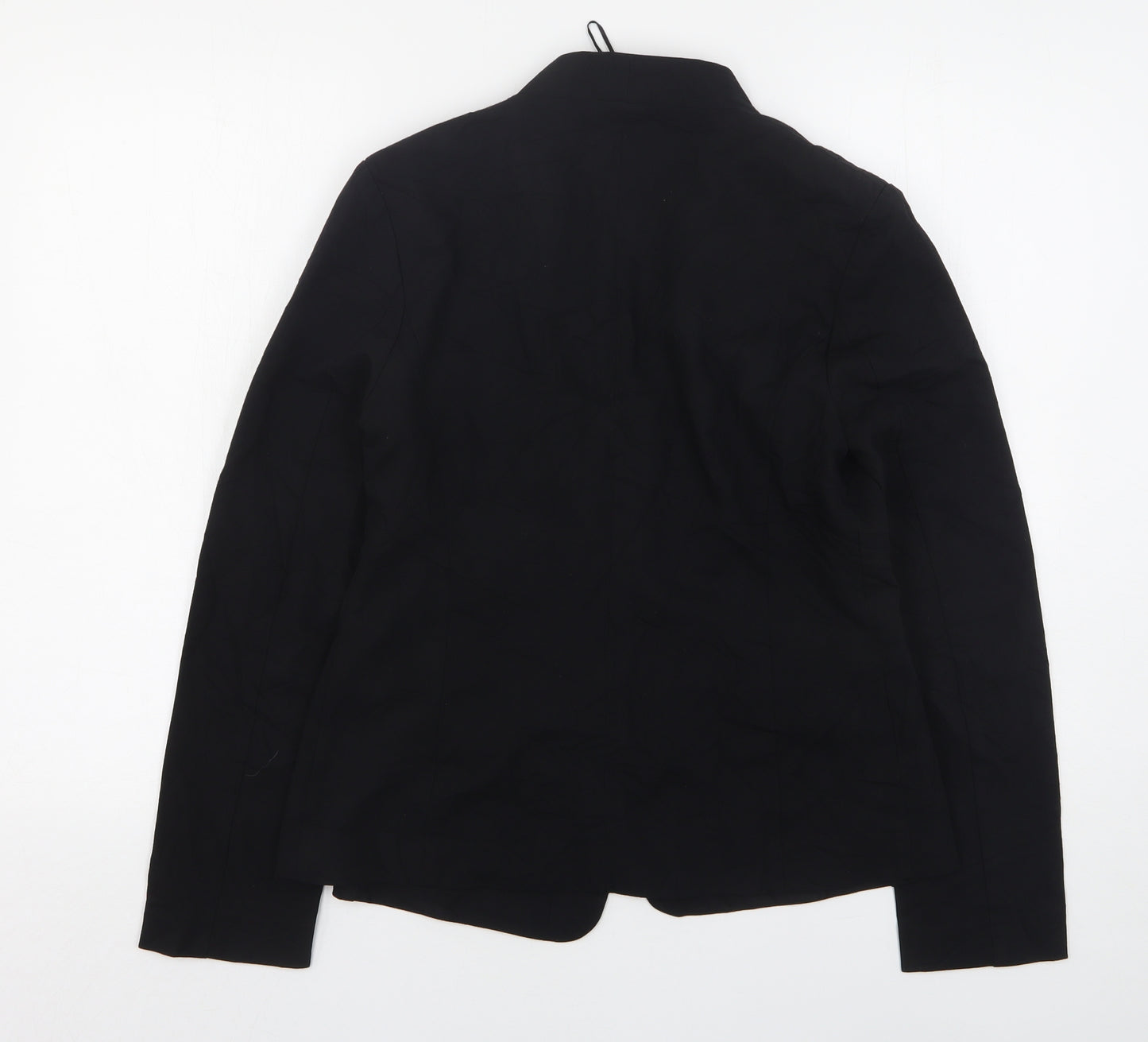 Marks and Spencer Womens Black  Polyester Jacket Blazer Size 10