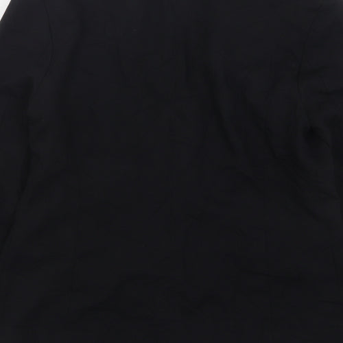 Marks and Spencer Womens Black  Polyester Jacket Blazer Size 10