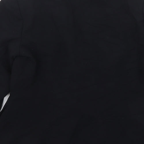 Marks and Spencer Womens Black  Polyester Jacket Suit Jacket Size 10