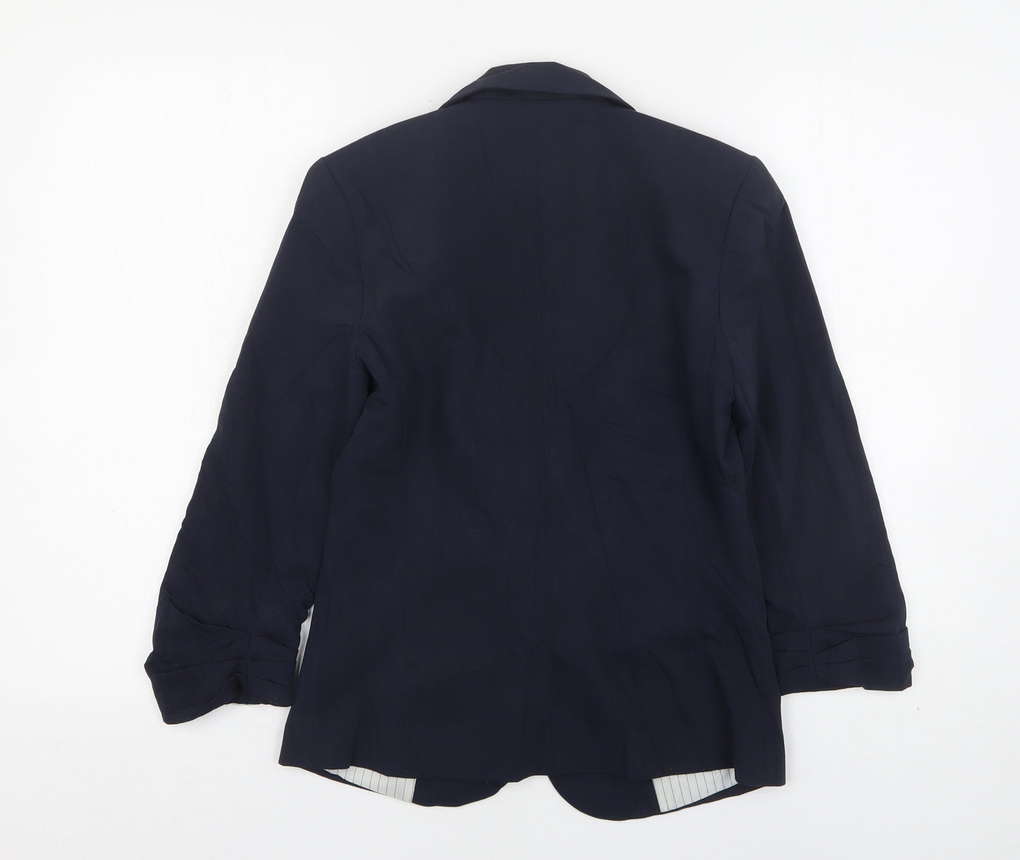 Atmosphere Womens Blue  Polyester Jacket Suit Jacket Size 8