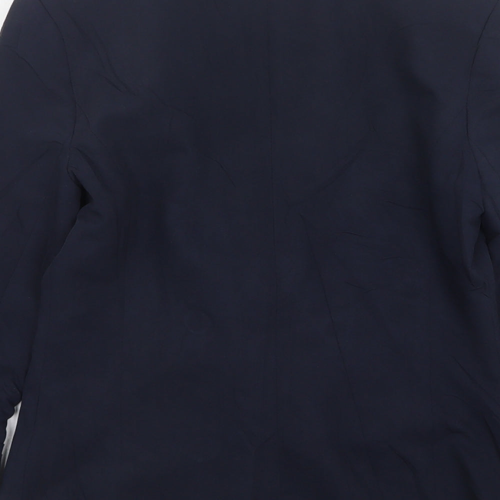 Atmosphere Womens Blue  Polyester Jacket Suit Jacket Size 8