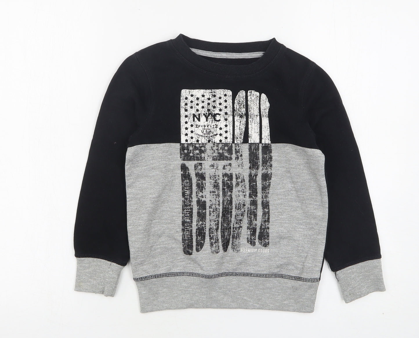George Boys Multicoloured  Cotton Pullover Sweatshirt Size 6-7 Years