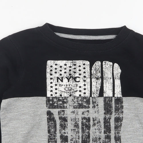 George Boys Multicoloured  Cotton Pullover Sweatshirt Size 6-7 Years