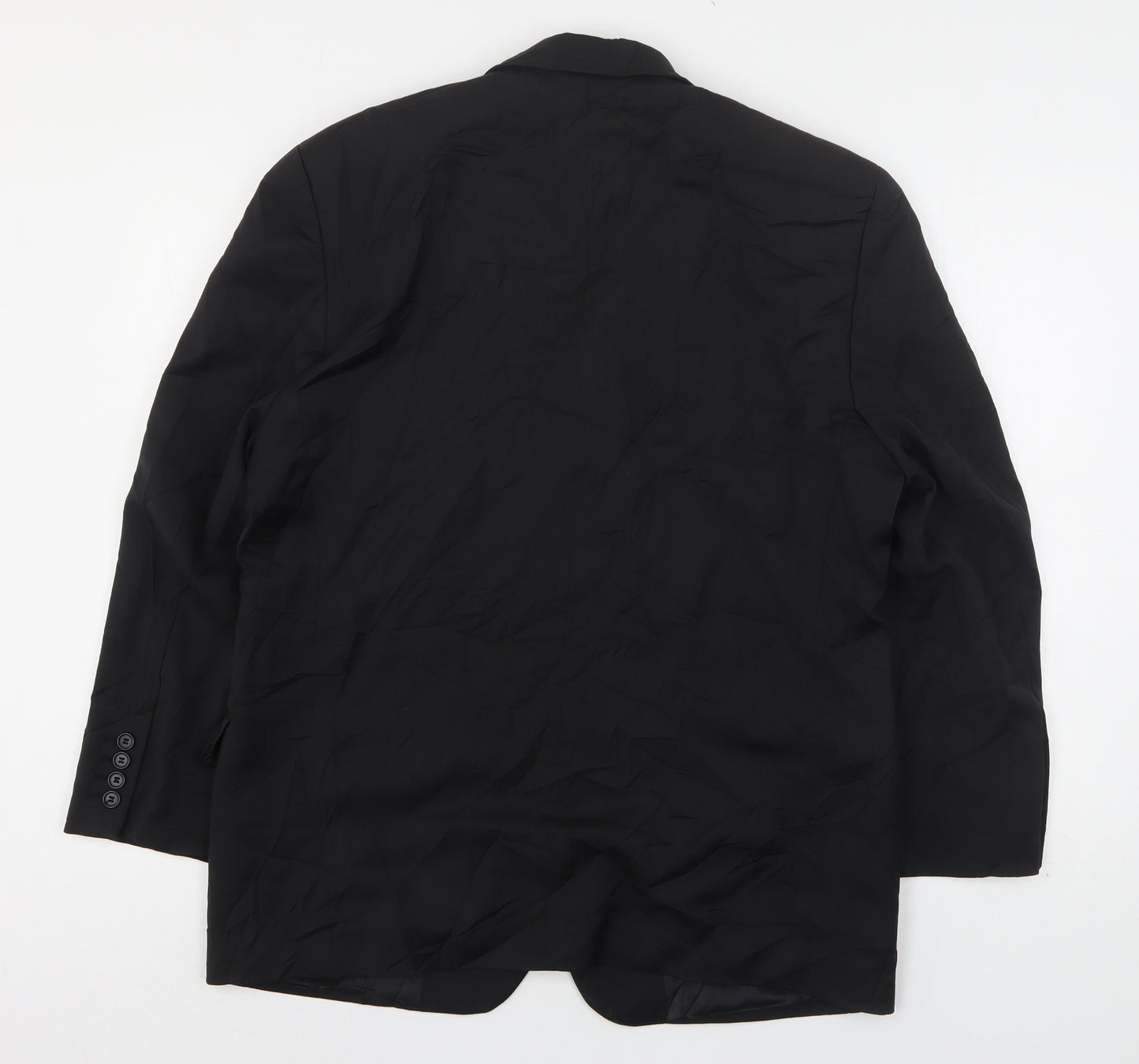 Pierre Cardin  Mens Black  Wool Jacket Suit Jacket Size 40