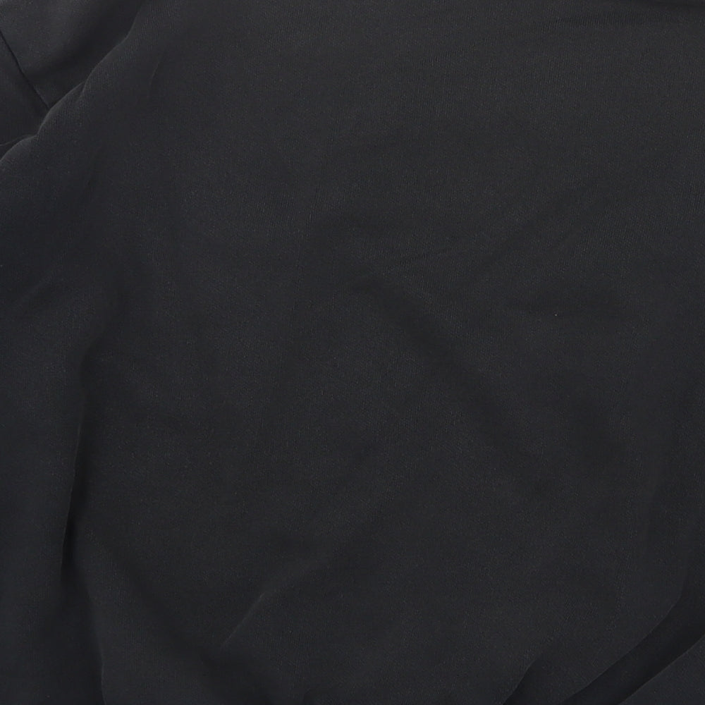 Cotton Traders Womens Black  Cotton Pullover Sweatshirt Size XL