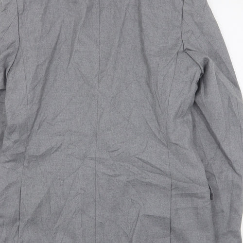 Burton  Mens Grey  Wool Jacket Suit Jacket Size 38