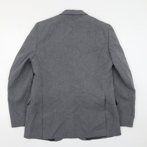 Greenwoods Mens Grey  Polyester Jacket Suit Jacket Size 42
