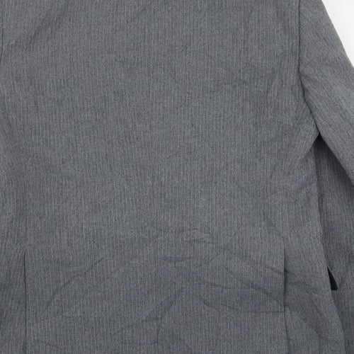 Greenwoods Mens Grey  Polyester Jacket Suit Jacket Size 42