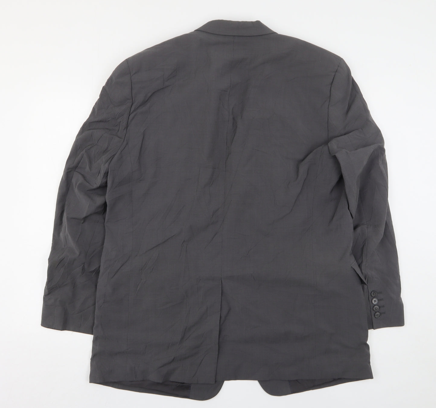 BARUTTI Mens Grey  Wool Jacket Suit Jacket Size 46
