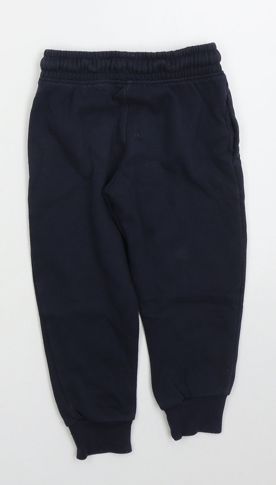 Dunnes Boys Blue  Cotton Sweatpants Trousers Size 4 Years  Regular Drawstring