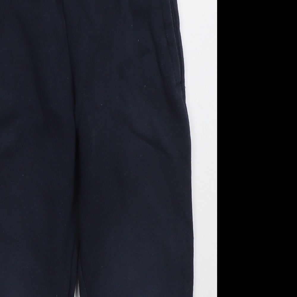 Dunnes Boys Blue  Cotton Sweatpants Trousers Size 4 Years  Regular Drawstring