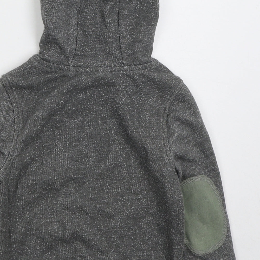Mini Club Boys Grey  Cotton Pullover Hoodie Size 2-3 Years  Pullover - Adventure