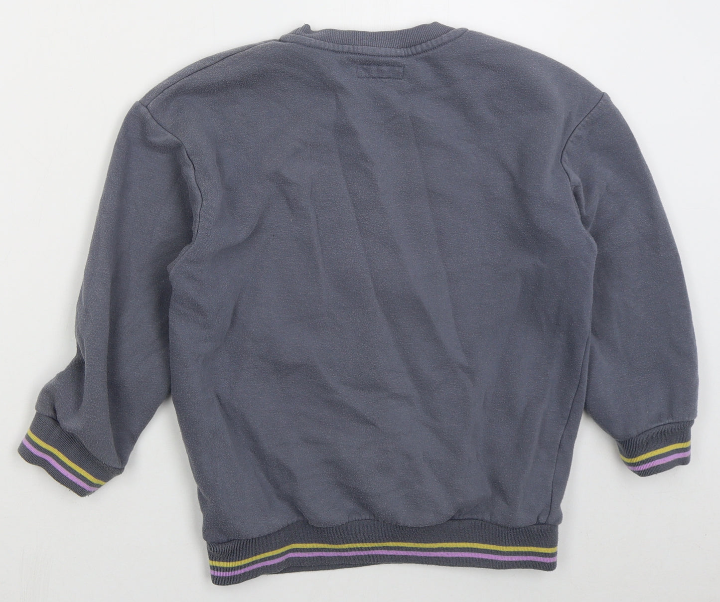 Primark Girls Grey  Cotton Pullover Sweatshirt Size 8-9 Years  Pullover - New York