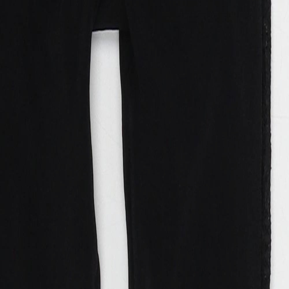 Avon Womens Black  Nylon Carpenter Leggings Size 10 L24 in