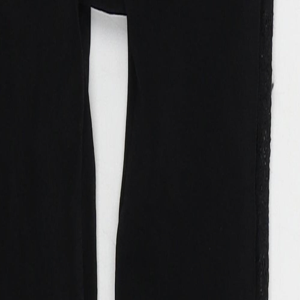 Avon Womens Black  Nylon Carpenter Leggings Size 10 L24 in