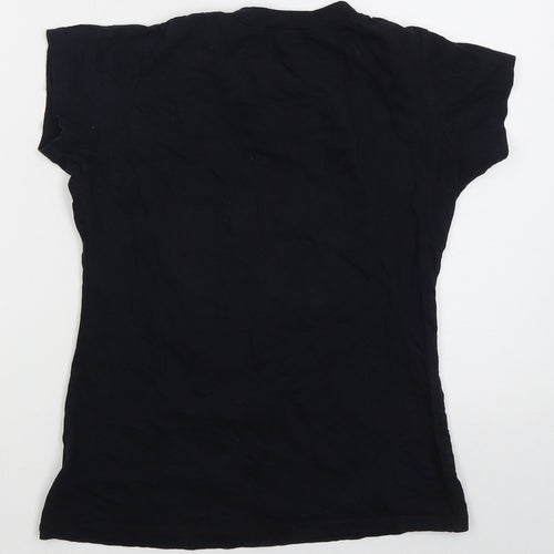 Chemistry Womens Black  Cotton Basic T-Shirt Size S Crew Neck - Twilight Edward Cullen