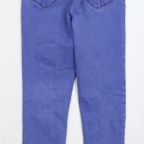 Denim Co Womens Blue  Cotton Skinny Jeans Size 10 L24 in Regular Button