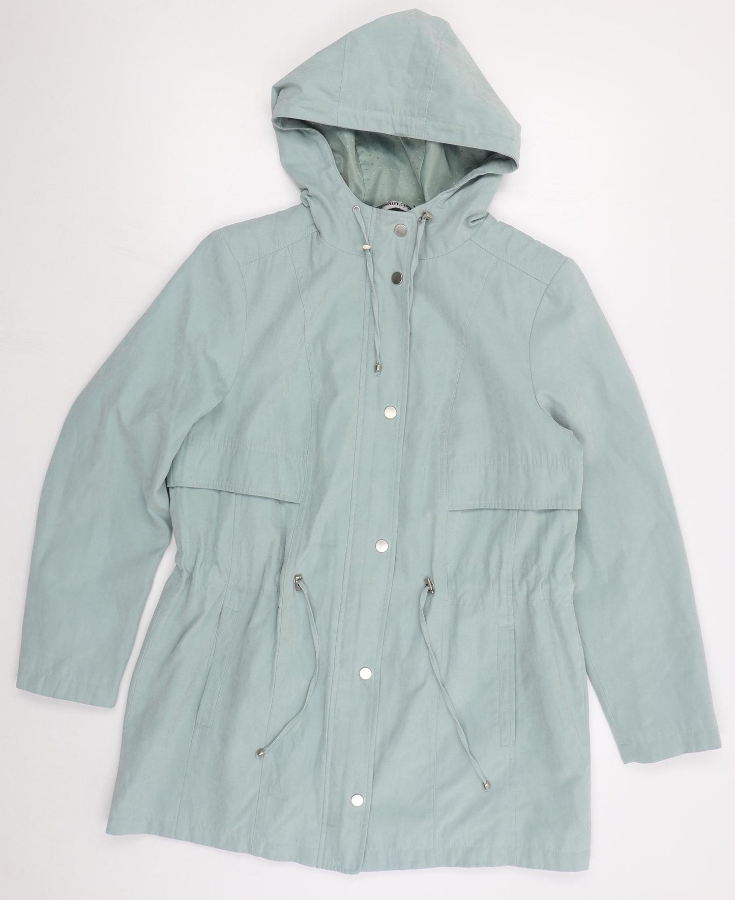 Bonmarché Womens Green   Jacket Coat Size 14  Zip